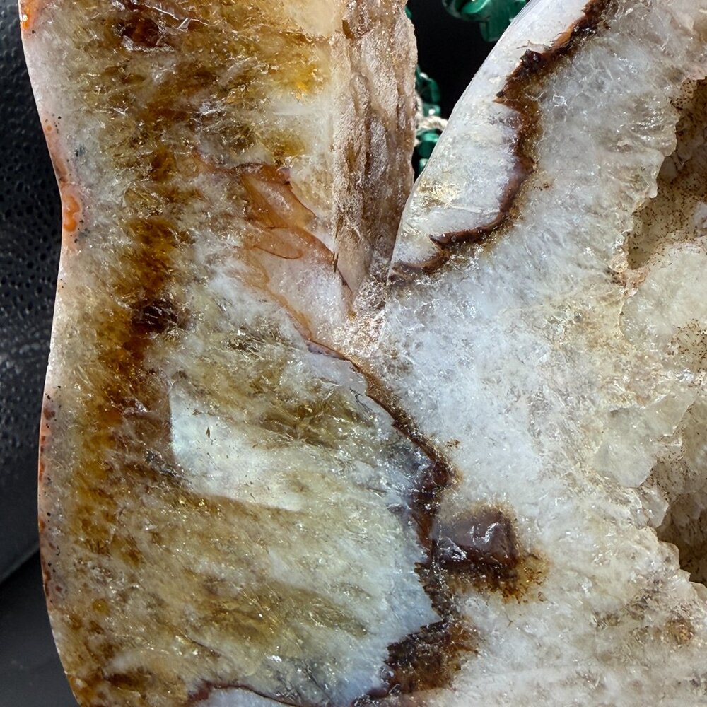 Citrine Cat Carving Extra Large Heat Treated Amethyst Quartz Crystal Animal 51 - Picture 8 of 16